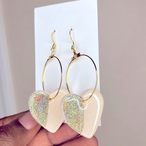 Glitter & Gloss Handmade Hoop Earrings